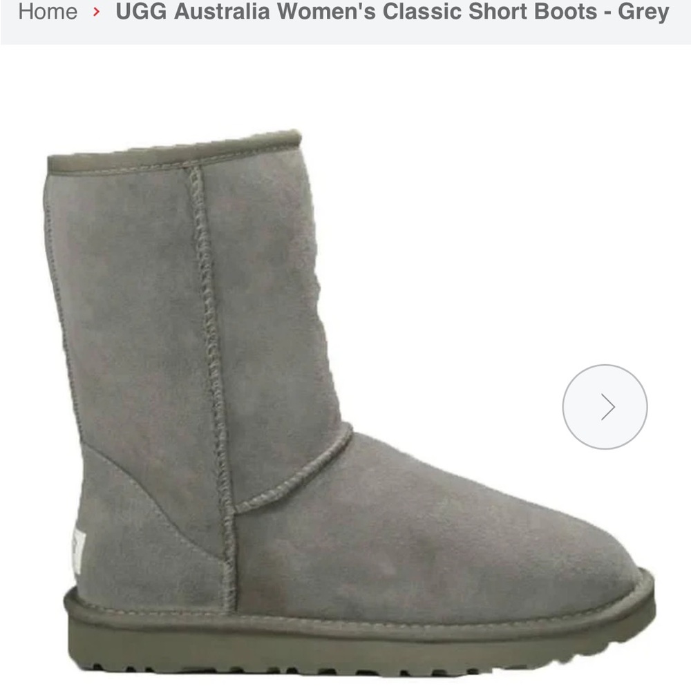 UGG Australia
Women's Classic Short Boots - Grey size 8 - Picture 4 of 13